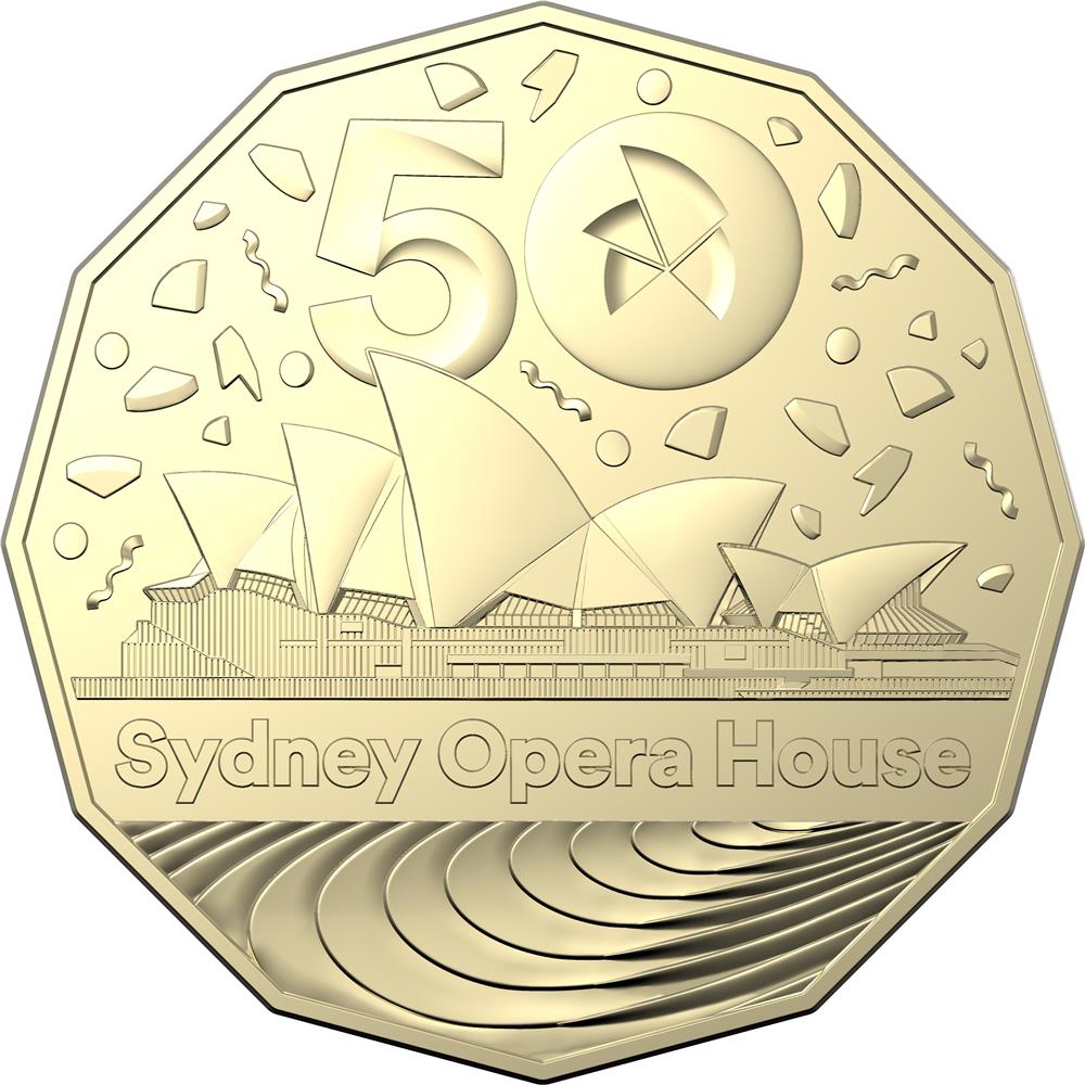 2023 50th Anniversary Sydney Opera House Coin