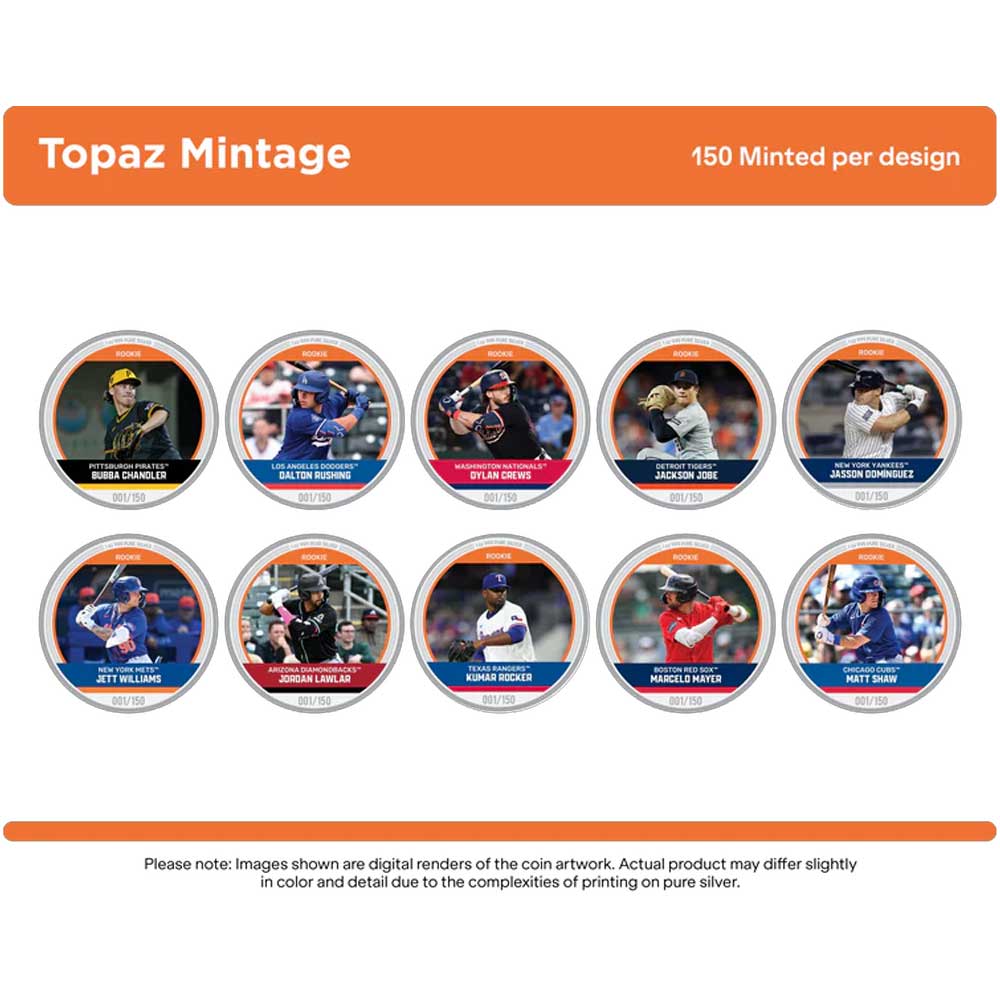 2pc Set - 2025 Major League Baseball MLB Trading Coins in Sealed Box By  Agoro - ModernCoinMart