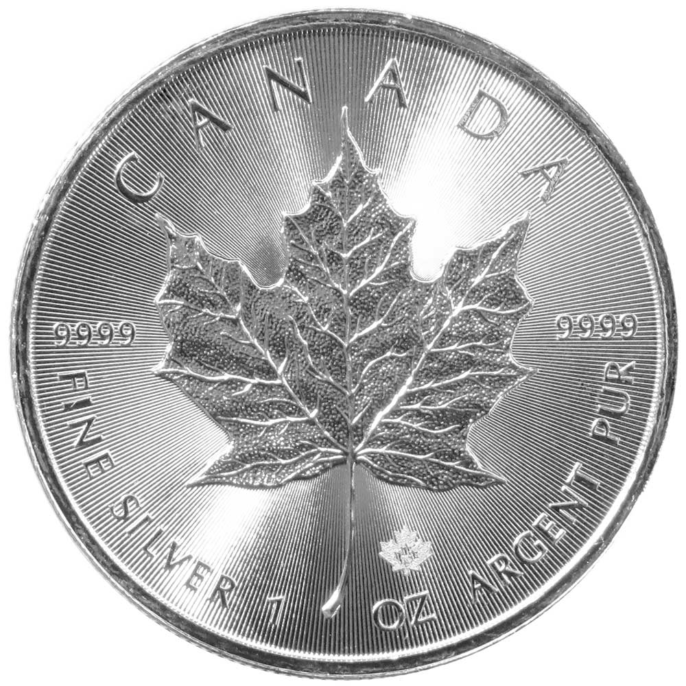 Maple leaf privy mark on special edition coins