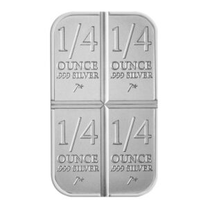 1-oz Divisible .999 Fine Silver Bar Sealed (1/4 oz x 4)