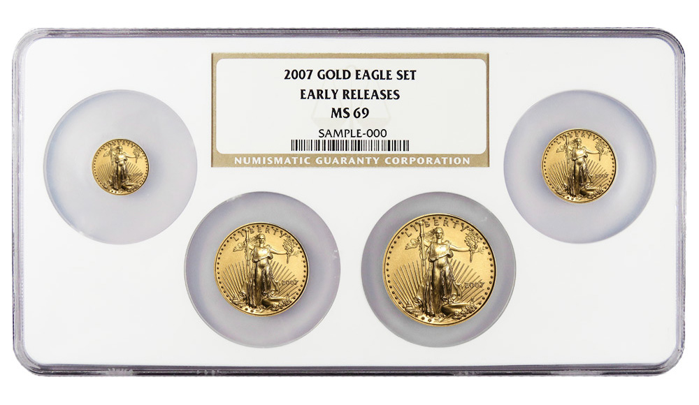 American Eagle Gold Coin set from ModernCoinMart