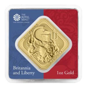 1-oz Gold Liberty & Britannia .9999 Fine Bar