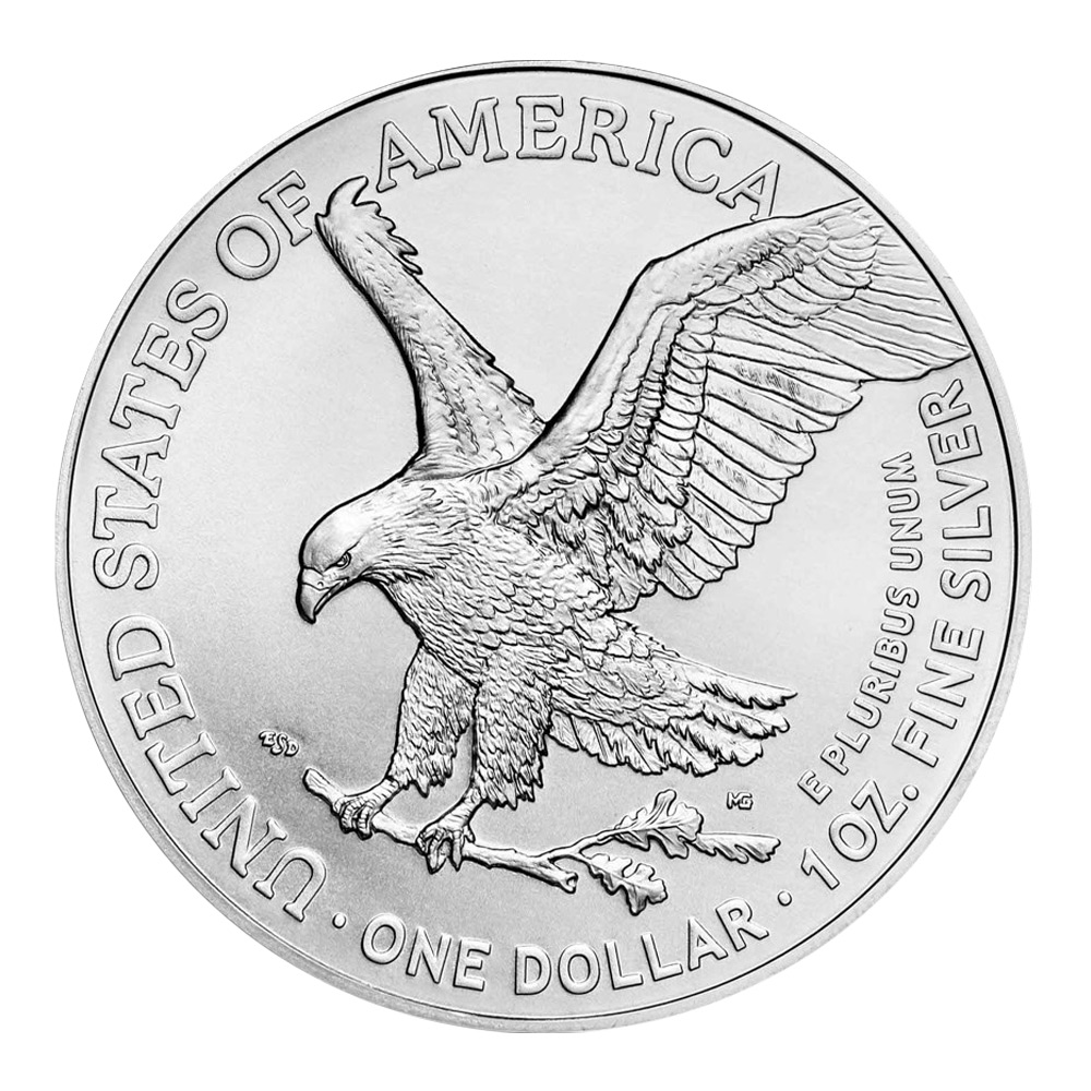 2025 Silver Eagle with new reverse design