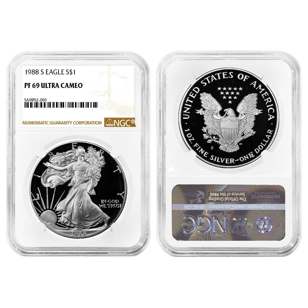 The 1988 American Silver Eagle