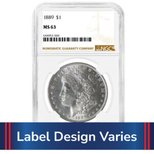 1889 Silver Morgan Dollar NGC MS63