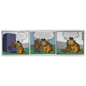 2026 $2 1-oz Garfield &amp; Pooky Comic Set - Silver Proof Coin By Agoro Mint Mintage of 1000
