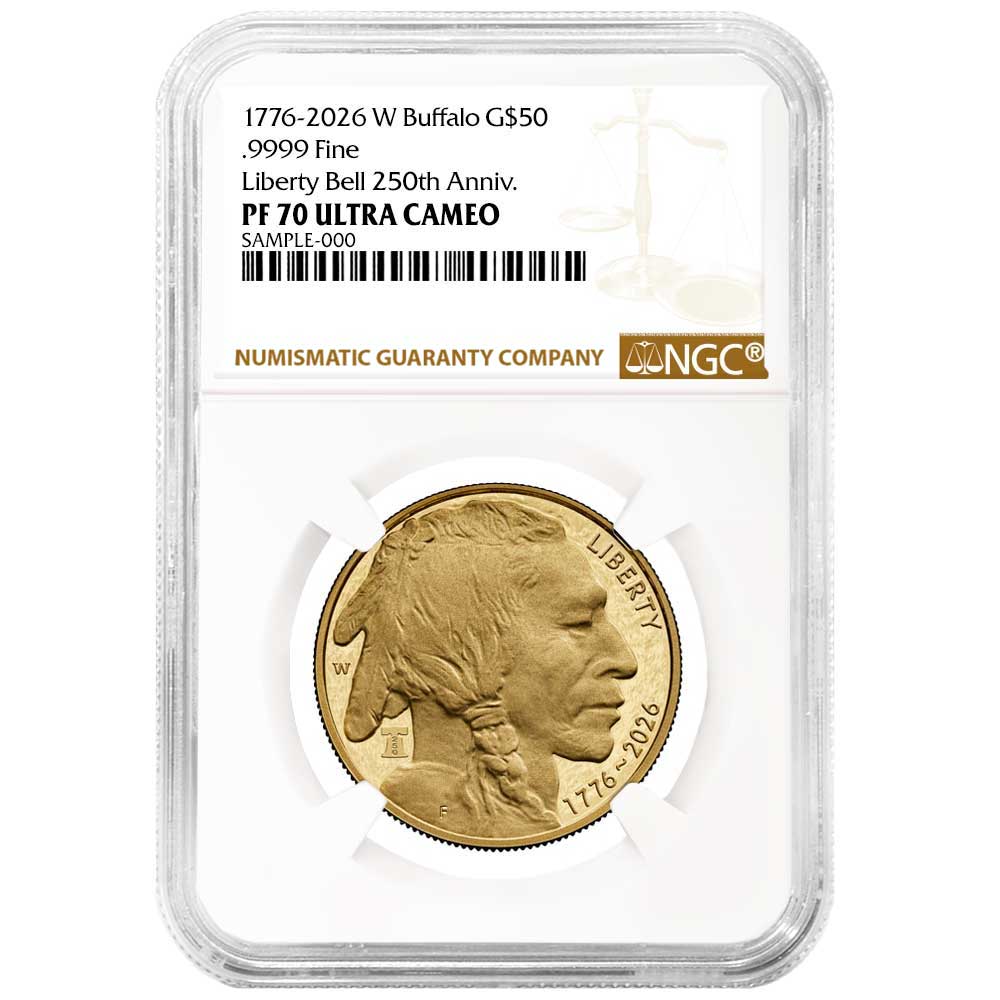 Presale - 2026-W $50 1-oz Proof American Gold Buffalo NGC PF70UC Brown Label