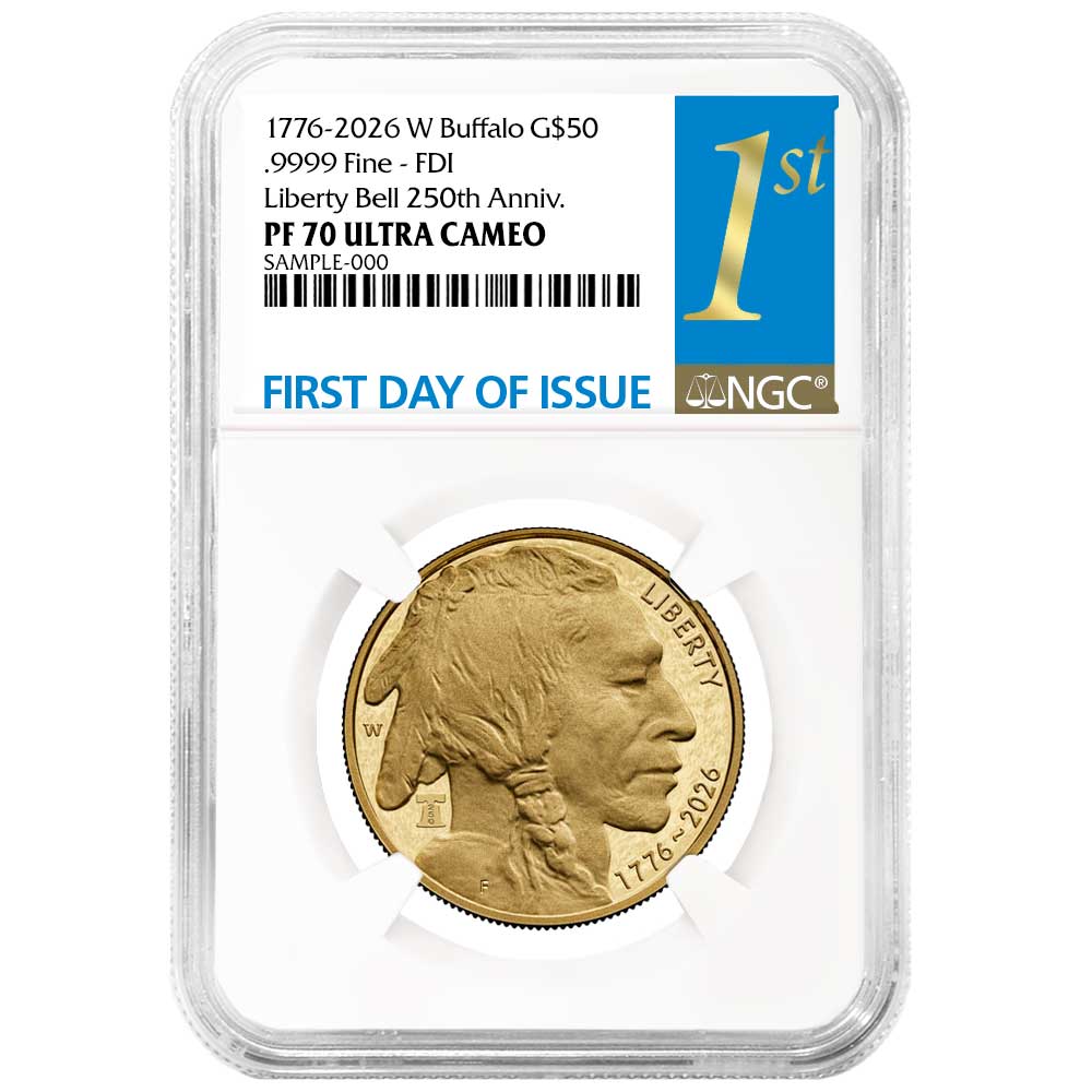 Presale - 2026-W $50 1-oz Proof American Gold Buffalo NGC PF70UC FDI First Label