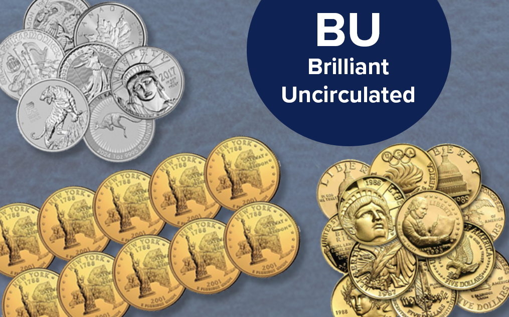 An Image containing Brilliant Uncirculated Coins