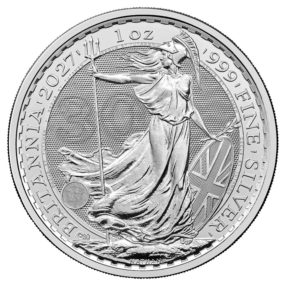 Presale - U.K. 2027 £2 1-oz Silver Britannia .999 Brilliant Uncirculated