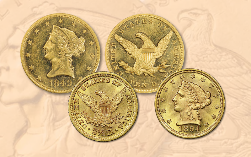 a graphic of Liberty Head Gold Coins